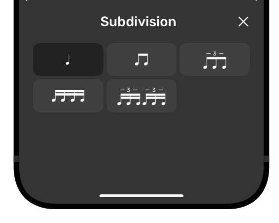 Note Subdivision